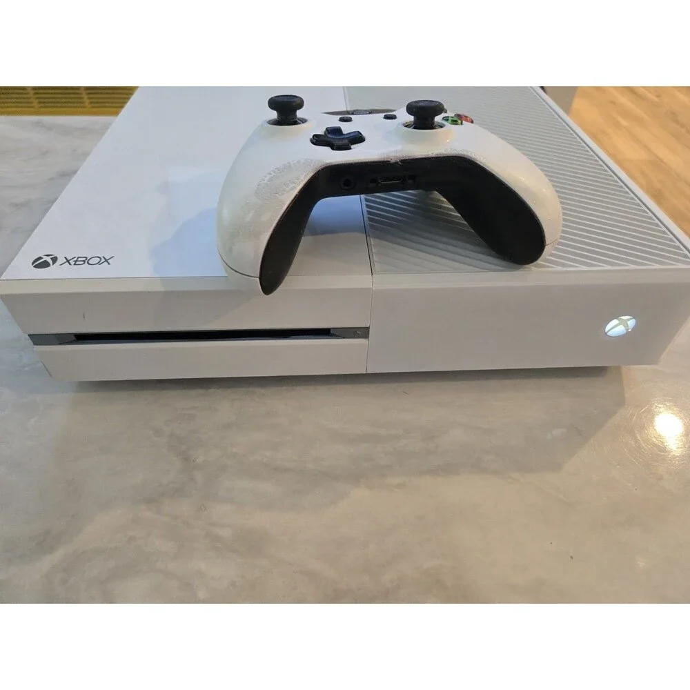 Microsoft Xbox One S 500GB *Tested* with Genuine Controller Cord Cables *READ